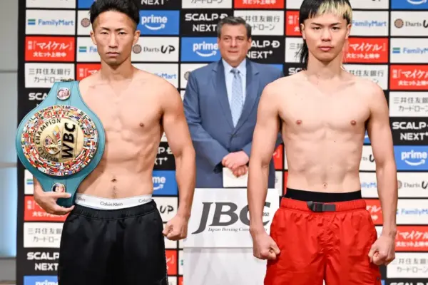 Takuma Inoue vs Tenshin Nasukawa 2 weigh in
