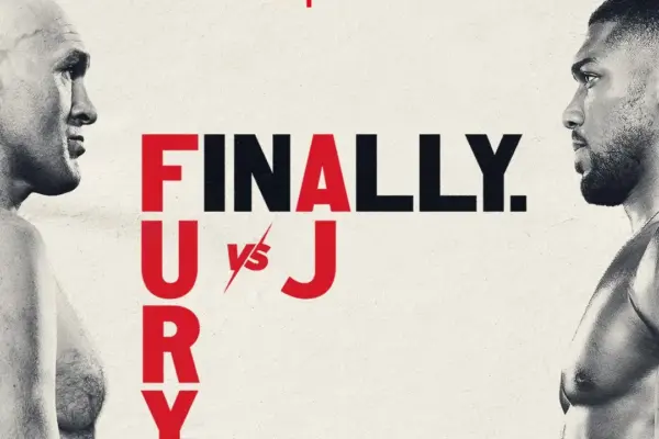 Fight poster for Tyson Fury vs. Anthony Joshua
