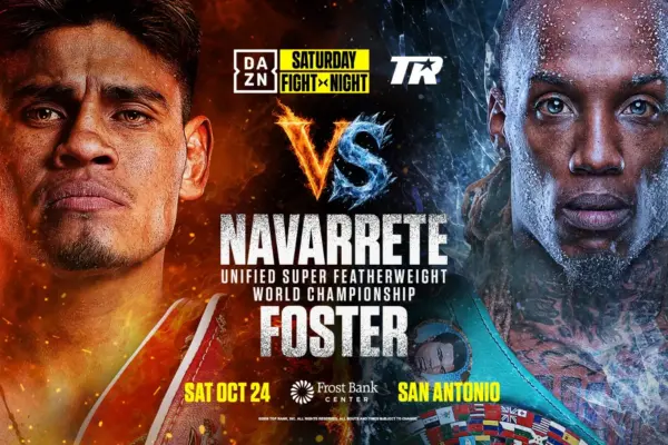 Emanuel Navarrete vs O’Shaquie Foster October 24 fight poster