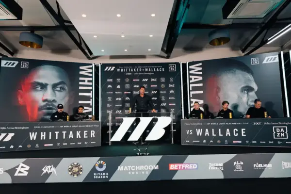Press conference for Ben Whittaker vs. Conor Wallace