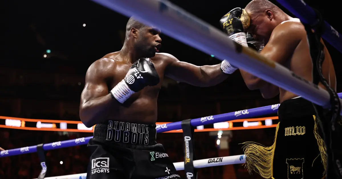Daniel Dubois backs Fabio Wardley up in the rematch