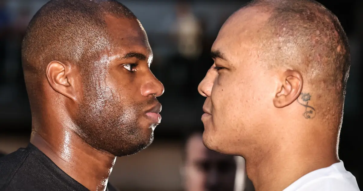 Daniel Dubois vs Fabio Wardley open workout face off