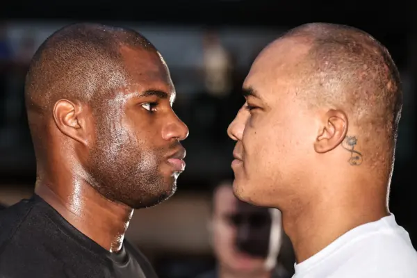 Daniel Dubois vs Fabio Wardley open workout face off