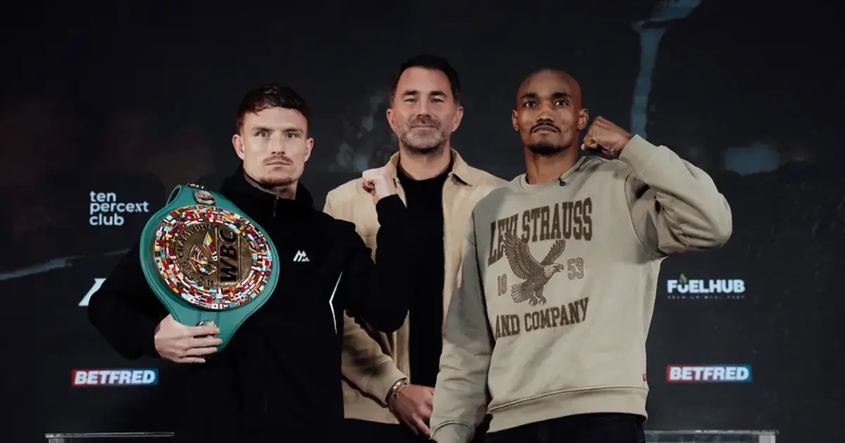 Dalton Smith and Alberto Puello face the cameras