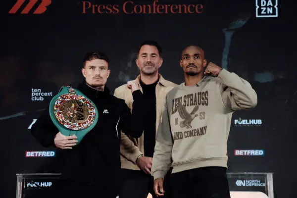 Dalton Smith and Alberto Puello face the cameras