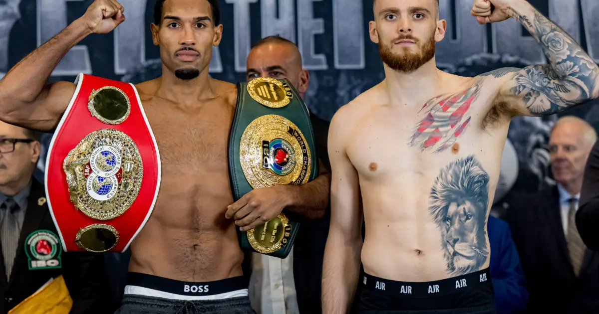 Osleys Iglesias and Oliver Zaren face the cameras